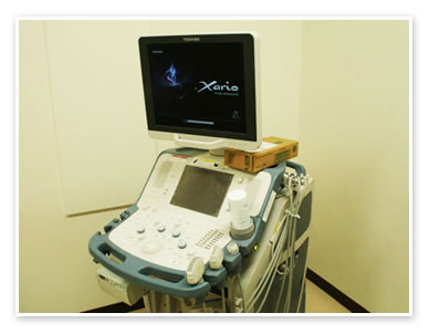 超音波診断装置（TOSHIBA Xario）